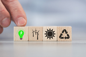 Alternatives to fossil fuels in commercial buildings