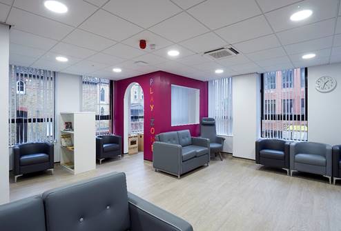 A play zone in the new Marlowes Health Centre