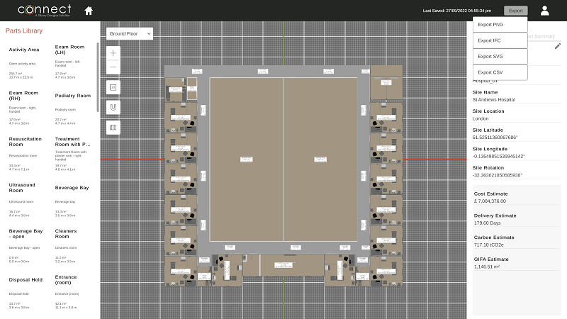 Tilbury Douglas has worked with Unity to create the solution, which can be used to design whole buildings or individual elements