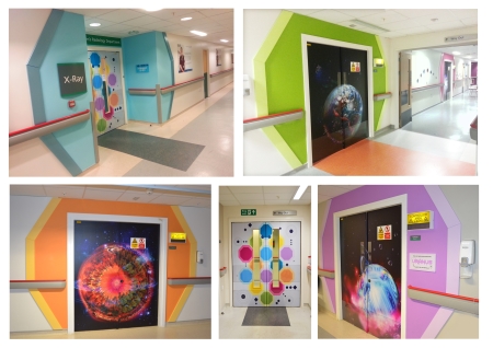 LIME Arts was praised for its work on the Starship X-ray department at the Royal Manchester Children’s Hospital