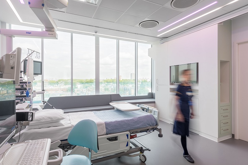 Ryder Architecture won the award for Best Interior Design (Refurbishment) for the Chelsea and Westminster NHS Foundation Trust NICU and ICU expansion project