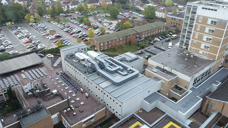 The development has provided two 48-bed wards across the existing hospital sites