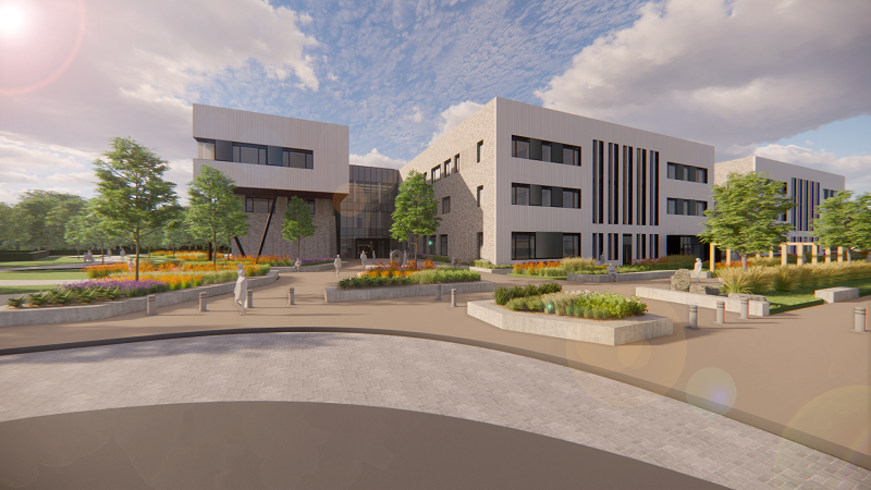 An artist's impression of the new Integrated Care Campus to be built at Catterick Garrison