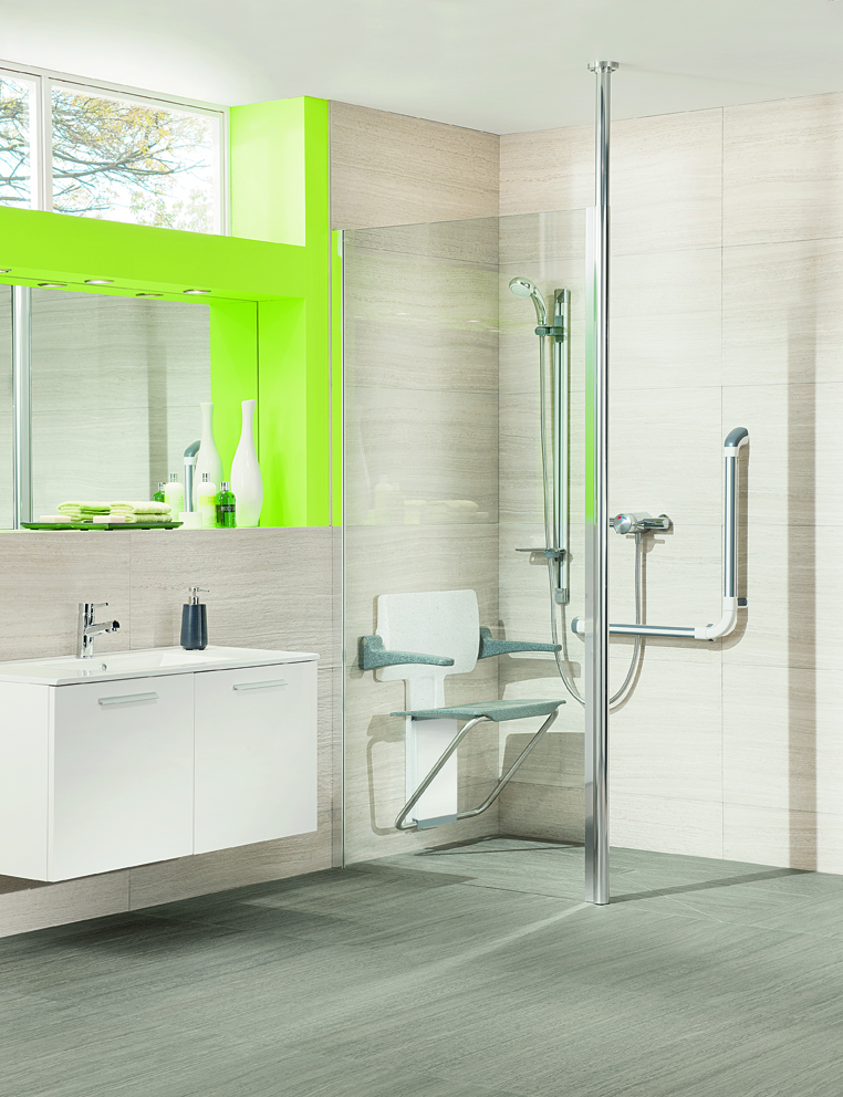 Colour contrast, safety, lighting, and surface and material choice are key considerations when designing dementia-friendly bathrooms