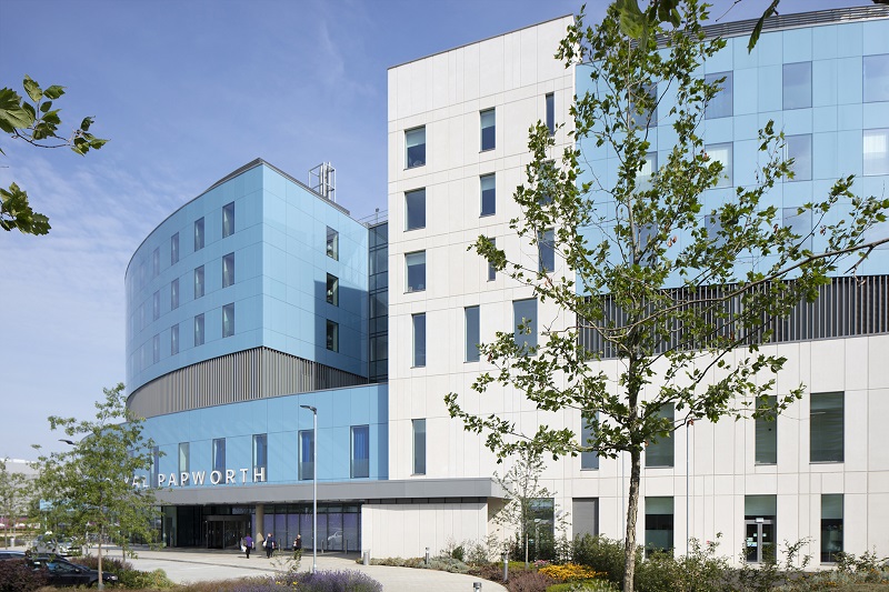 The new Royal Papworth Hospital is a pioneering cardiothoracic specialist hospital and transplant centre of excellence
