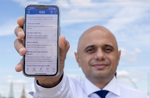 Health Secretary, Sajid Javid, has unveiled the Government's digital plan for the future of health and care services
