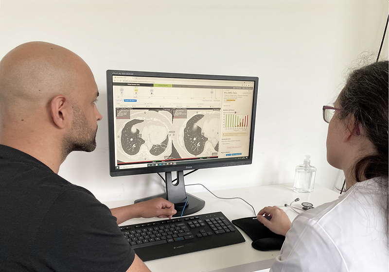 Optellum’s Virtual Nodule Clinic identifies and scores the probability of malignancy in a lung nodule, which is key to determining whether biopsy is necessary, and accelerating diagnosis