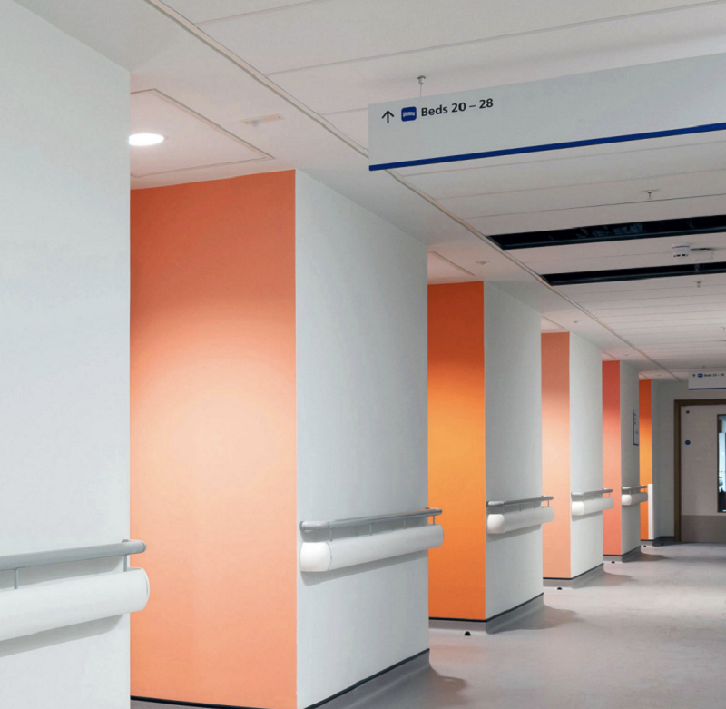 Gradus wall protection installed at Brighton 3Ts hospital