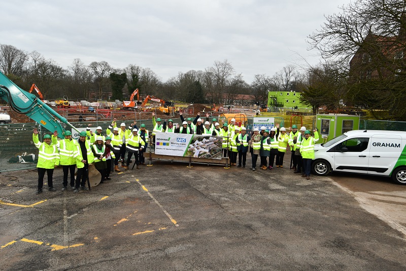 Work is underway on the construction of a new mental health inpatient unit in Liverpool
