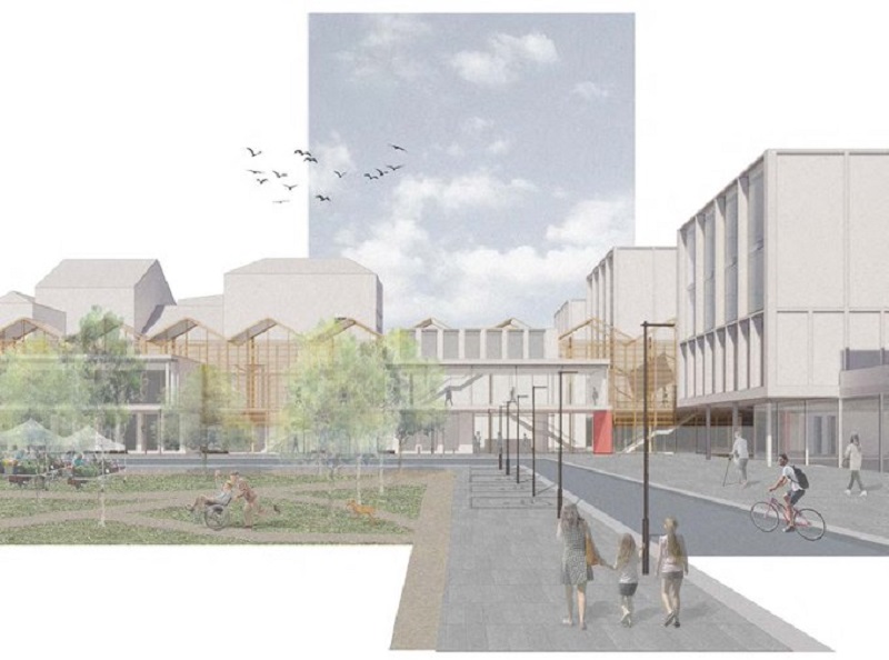 An artist's impression of the new North Manchester General Hospital