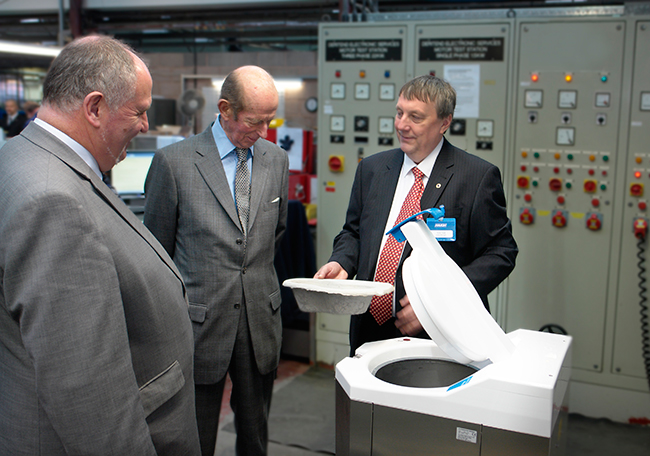 Haigh plays host to HRH The Duke of Kent in celebration of British Manufacturing