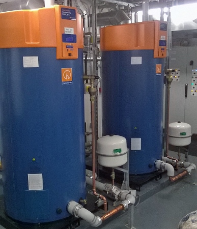 Hamworthy condensing boilers and water heaters take pride of place at  Hopewood Park hospital