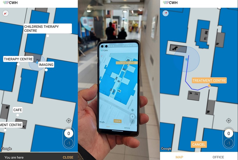 Buzzstreets' wayfinding technology is being used by hospitals to improve the patient experience and reduce the number of times staff are asked to give directions