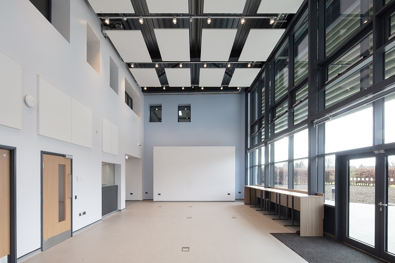 Recycled modules were repurposed from nearby Papworth Hospital