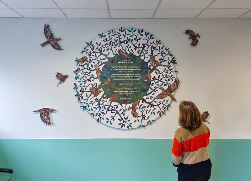 Memorial artworks unveiled at Tameside General Hospital