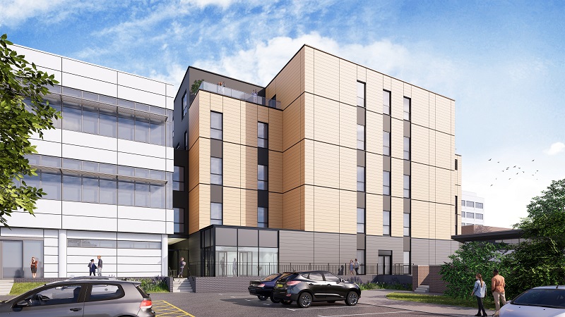 MMC can provide buildings comparable to those delivered through traditional construction methods. This new £20m critical care unit at the John Radcliffe Hospital in Oxford was delivered by MTX and is five storeys high