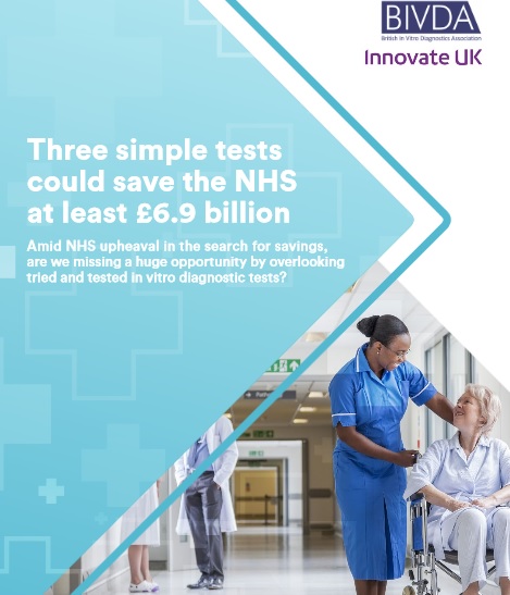 More-widespread adoption of just three tests would create major savings for the NHS, the report claims