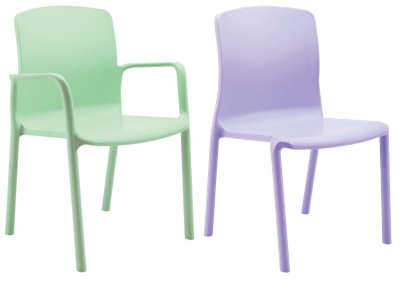 Ocura Healthcare Furniture’s new Milos chair is available with or without arms and is available in a range of colours