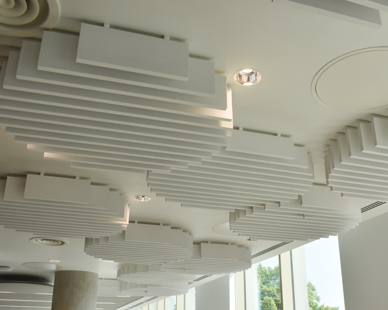 OWA UK’S ceiling baffles are the sound choice for new healthcare building