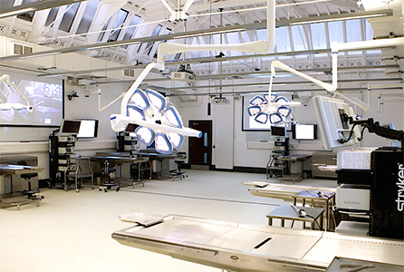 Peacocks' surgical lighting solution installed at Glasgow health training facility