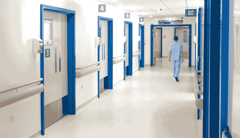 PVC hospital doors & healthcare IPS used at leading NHS trust