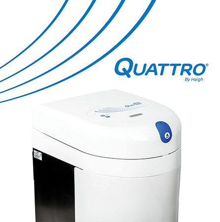Quattro by Haigh – the latest in bedpan disposal systems