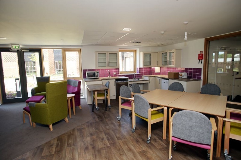 The building has 40 dementia-friendly bedrooms and communal areas