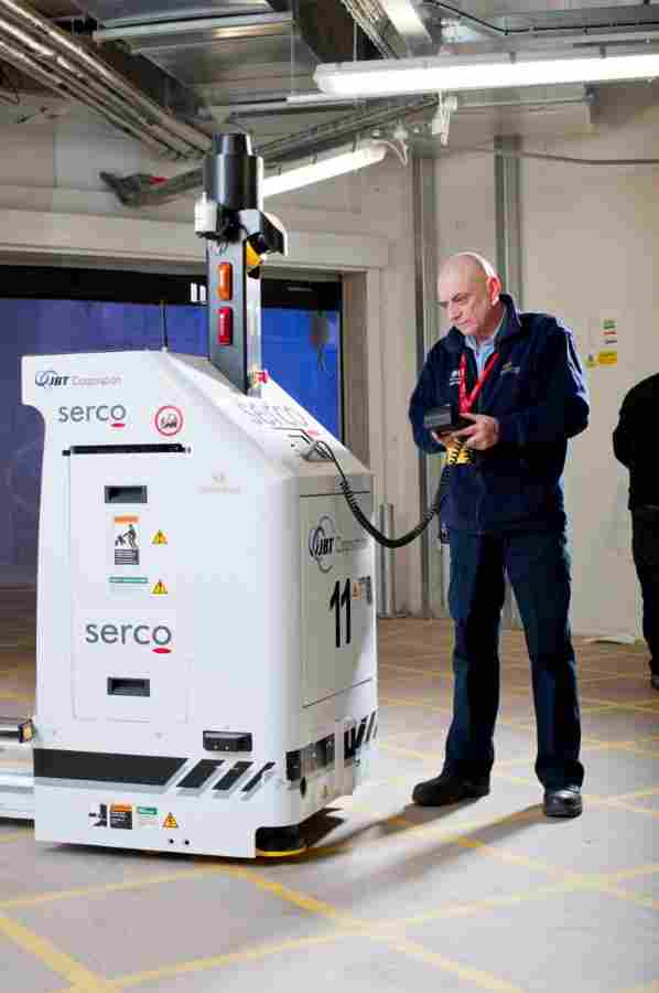serco robot Robot helpers revolutionise new Scottish hospital