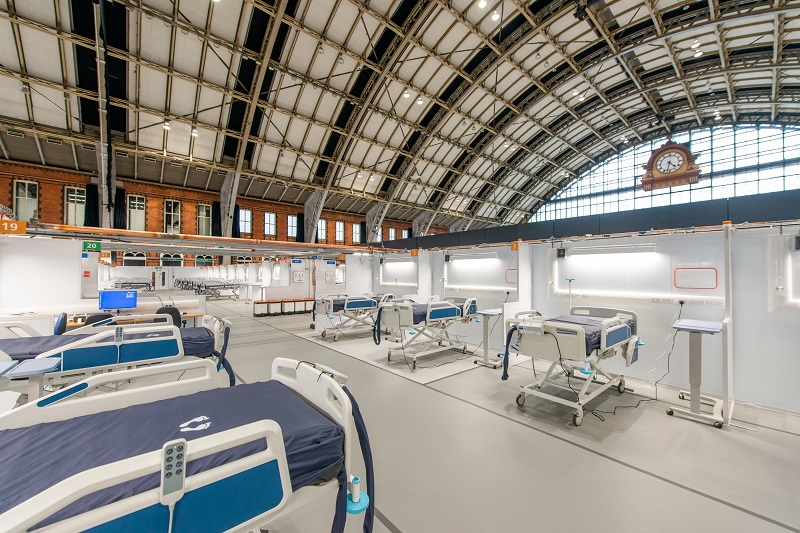 Just days after Birmingham opened its emergency response unit, Manchester followed suit with the launch of the NHS Nightingale North West Hospital