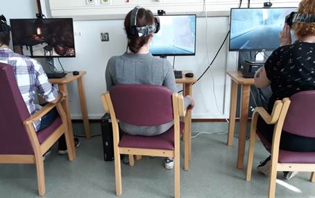Patients are using virtual reality gaming to help ease the symptoms of visual vertigo