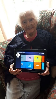 94-year-old Nancy Featherstone has used the project to stay connected to family and friends through the pandemic