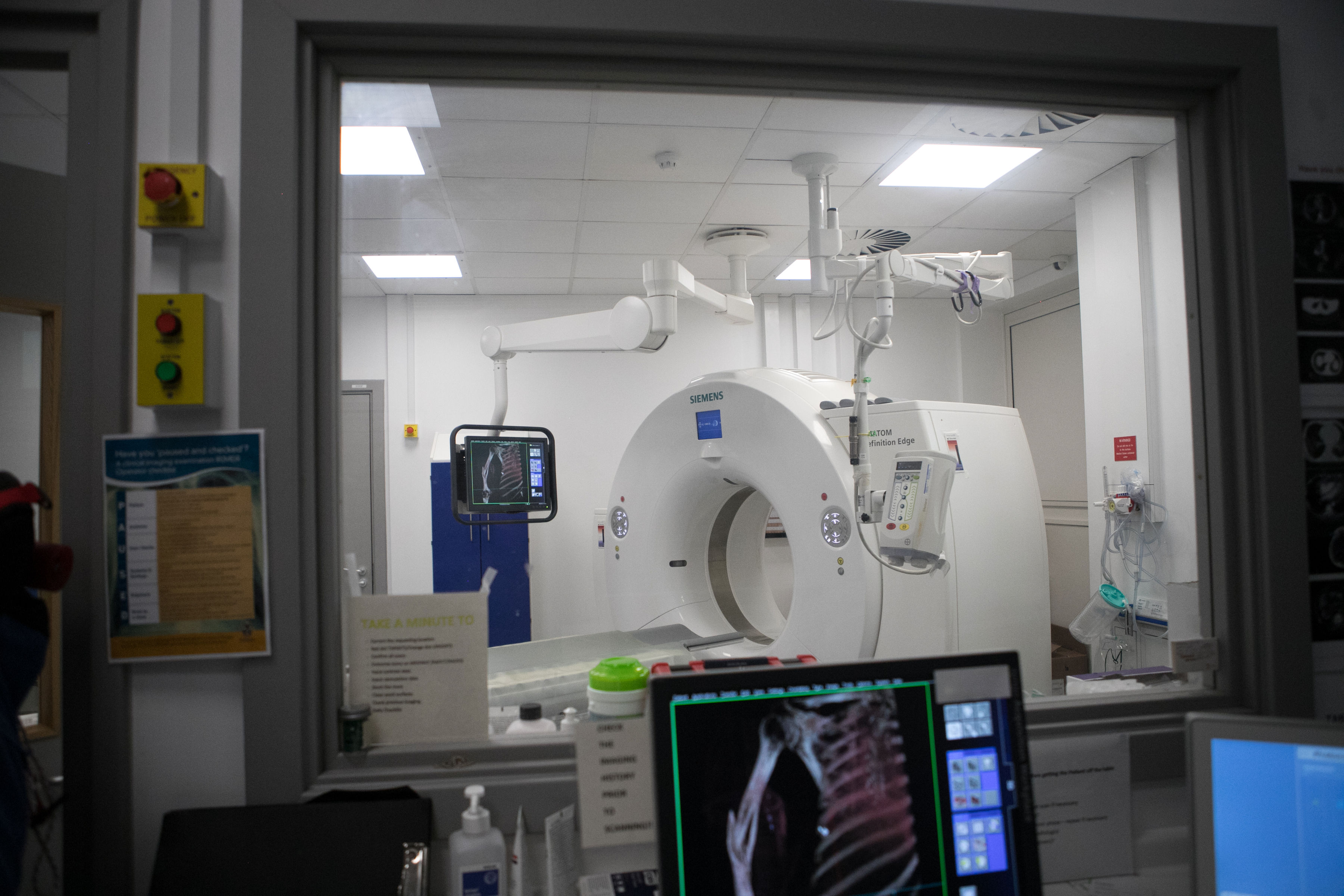 A new Siemens Definition Edge 128 Slice is one of the new pieces of equipment installed as part of the revamp