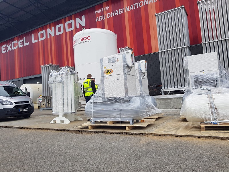 Deliveries were received every 30 minutes via separate entrances