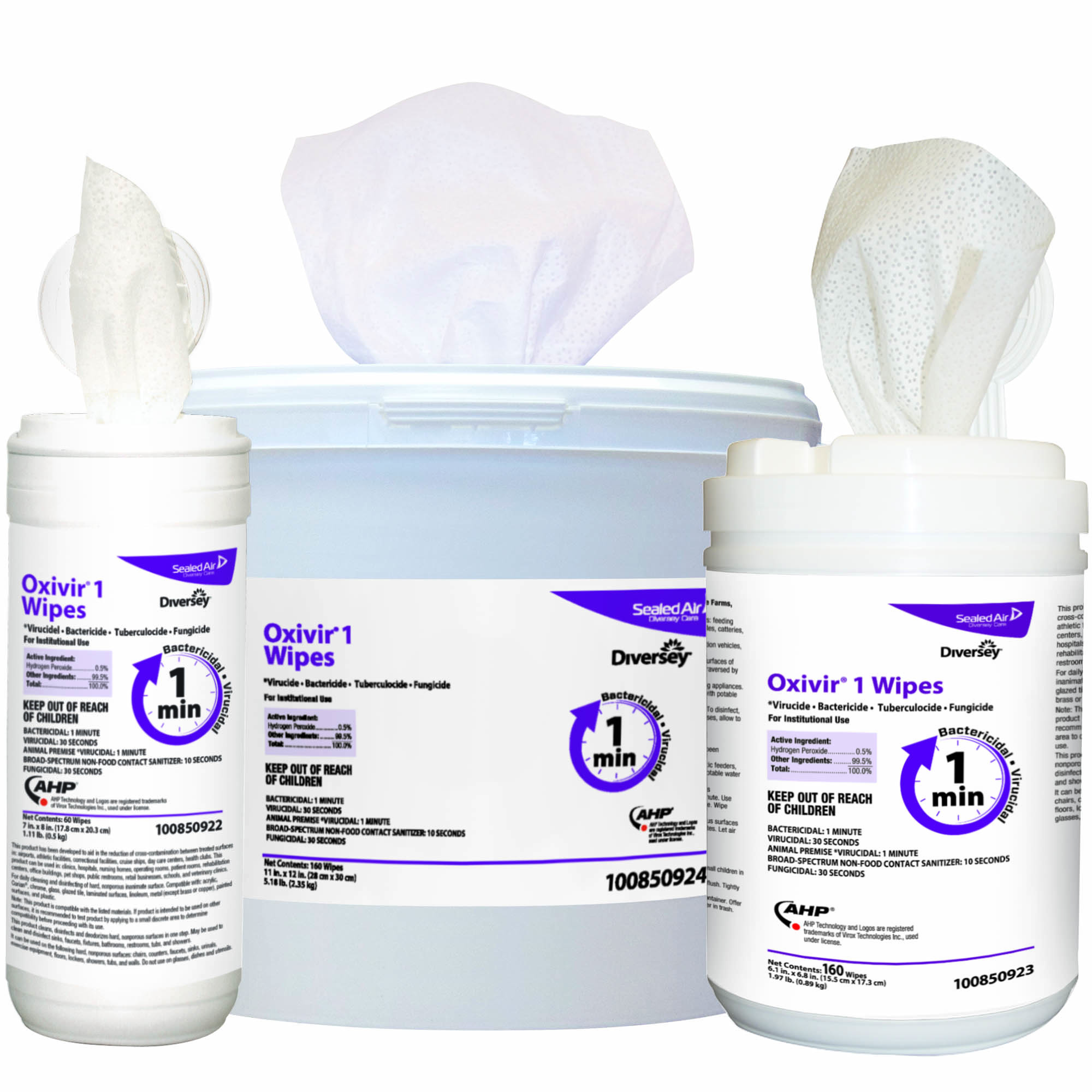 Diversey Care has launched Oxivir1, ready-to-use disinfectant wipes powered by Accelerated Hydrogen Peroxide (AHP)