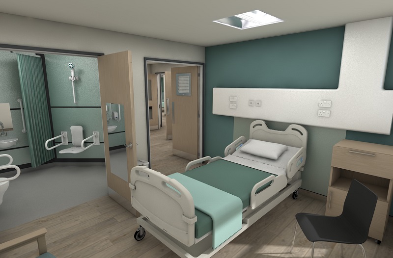 The £3.5m project will create three four-bed wards, four single bedrooms, and a palliative care suite
