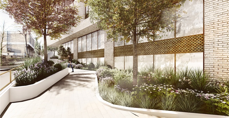 Landscaping and a boulevard will help to destigmatise mental health and improve the patient and staff experience