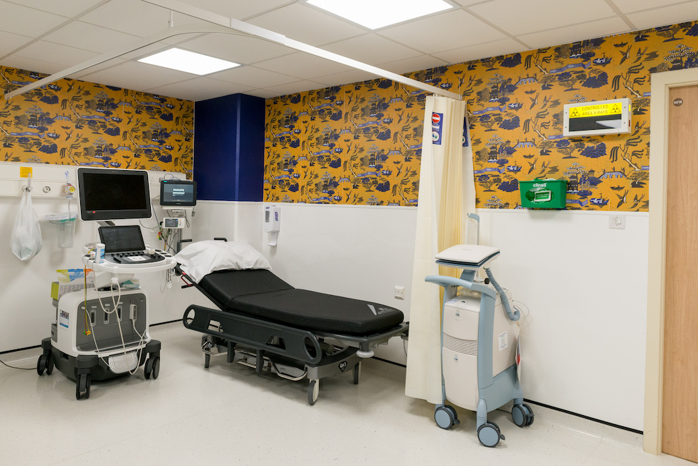 World-famous wallpaper designer commissioned to transform patient environment 