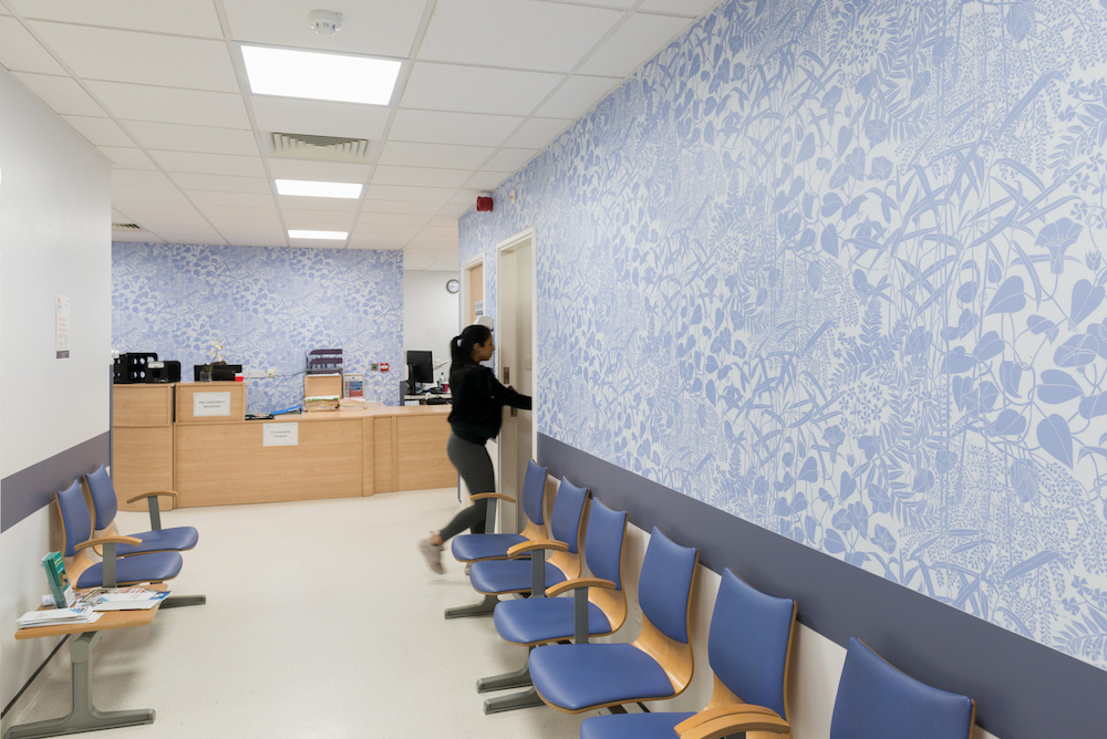 Creating a new mood in the hospital with innovative wall design