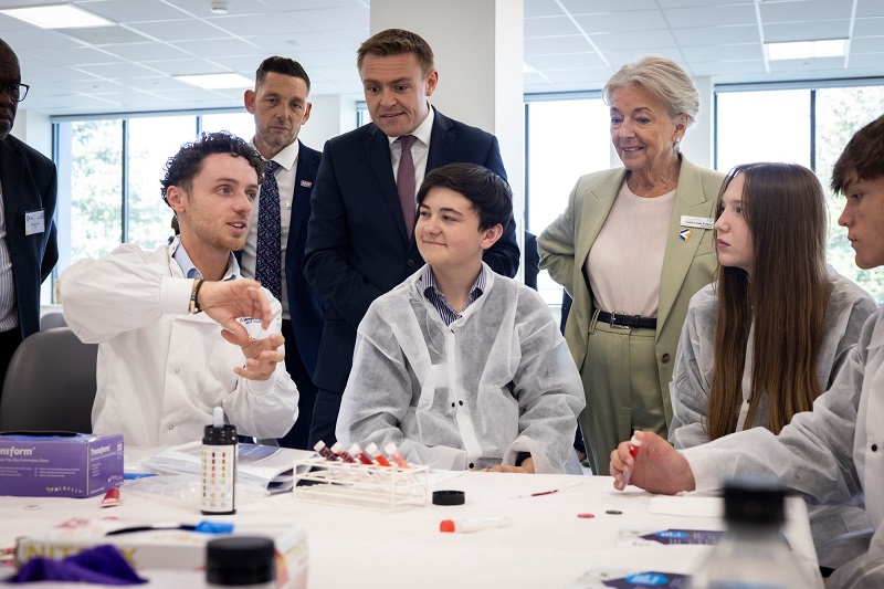 Young scientists from Mount St Mary’s Catholic High School participated in pathology experiments alongside the trust’s staff as part of the project’s wider community engagement programme