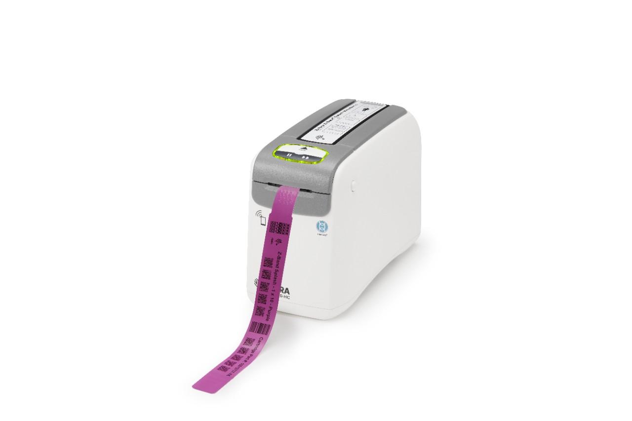The ZD510-HC is ideal for producing high-grade wristbands