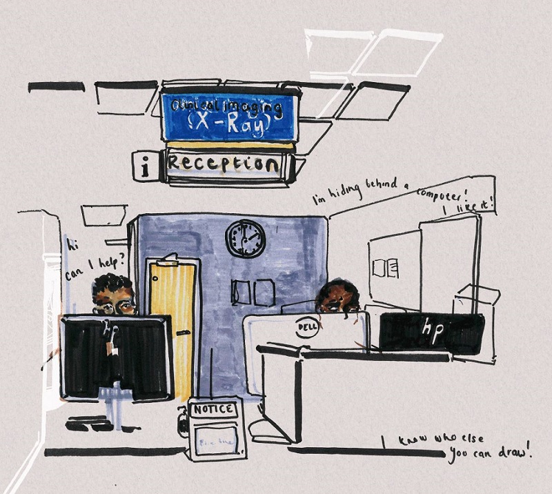 Arts project provides a snapshot of life at busy London hospital