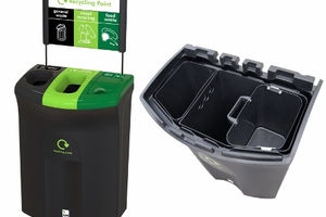 Bin design encourages recycling
