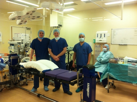Cheltenham Nuffield first UK hospital to install advanced spinal table