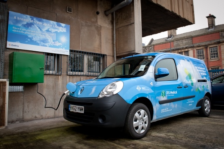 CHP fuels first road-going electric van