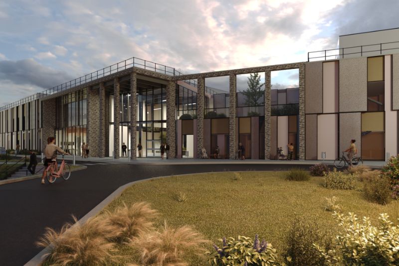 Construction is stalled for £35m hospital for Berwick due to Merit financial troubles