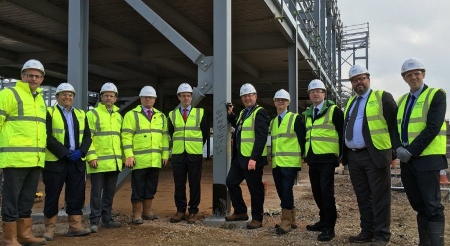 Construction of Market Harborough’s new hospital development meets key milestone