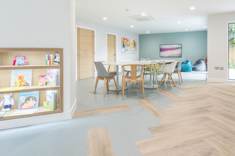 The centre has been designed to maximise natural light and create calm, friendly spaces