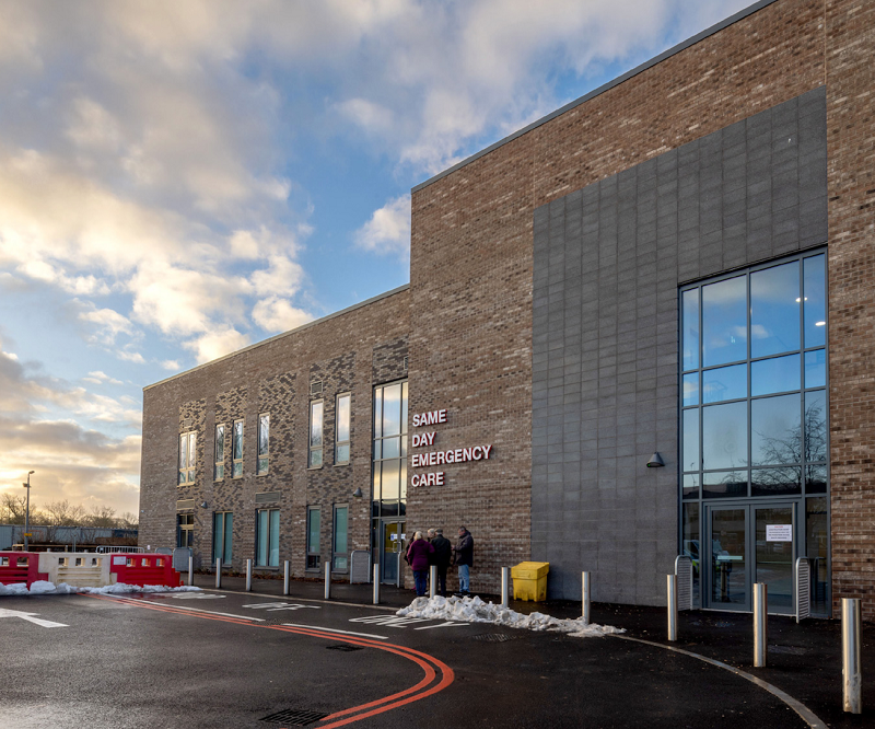 Gradus wall protection installed at Countess of Chester Hospital