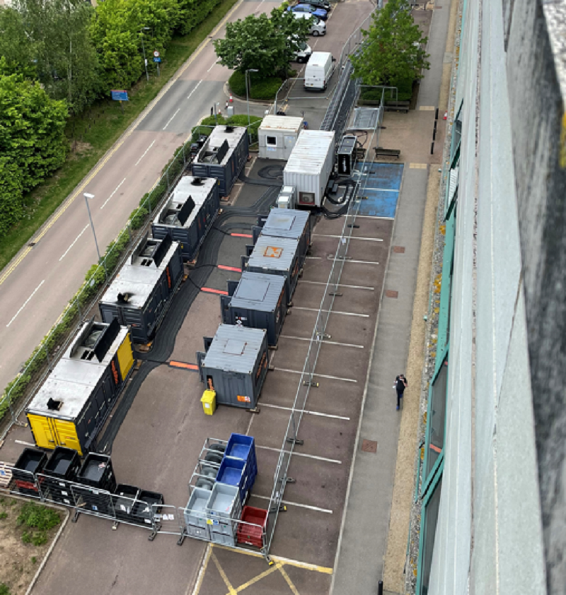 The system was powered on palm oil-free hydrotreated vegetable oil (HVO), an environmentally-friendly alternative to diesel