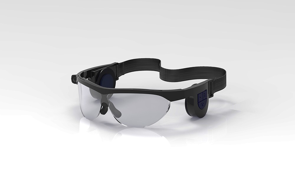 Andrew Taylor beat off stiff competition to win one of the awards for his glasses aimed at visually-impaired athletes